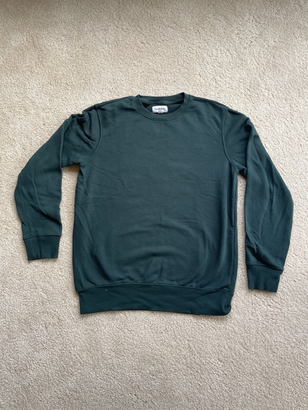 Goodfellow & Co Dark Green Crewneck Sweatshirt